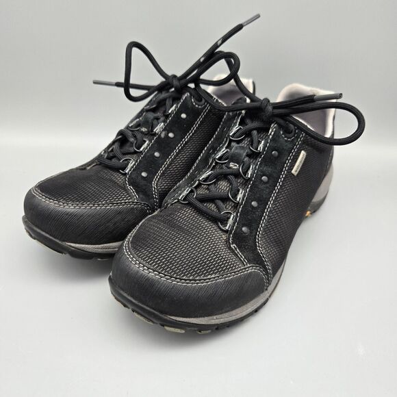 Dansko Peggy Women's Waterproof Black Shoes Vibram Sole Size 6.5/37 - Picture 2 of 14